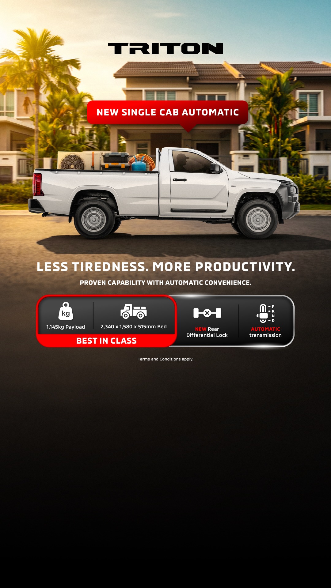 Mitsubishi Motors Malaysia Facebook ad: 5 Year Warranty