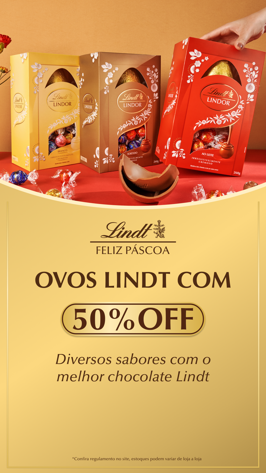 Lindt Facebook ad