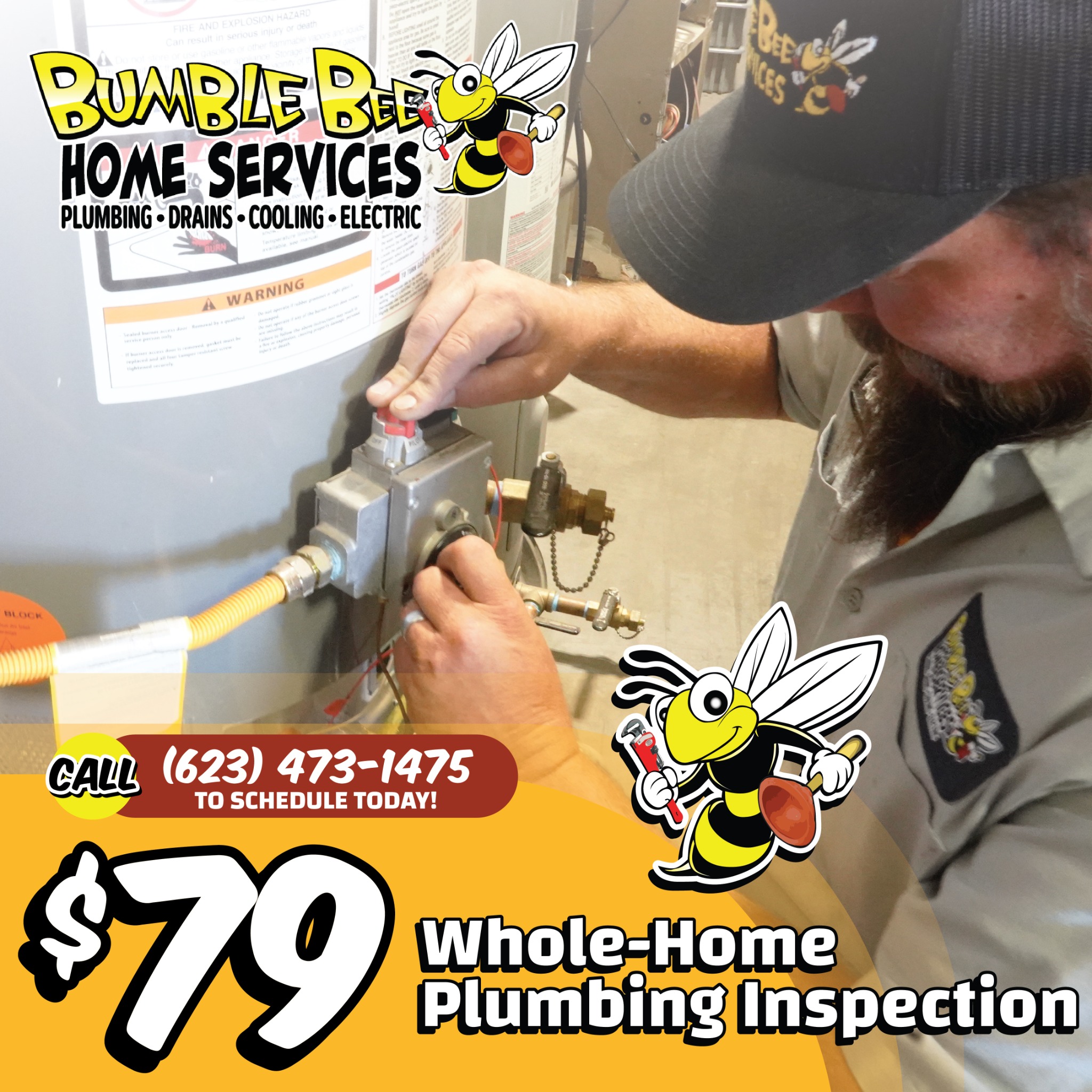Bumble Bee Home Services, Inc. Facebook ad