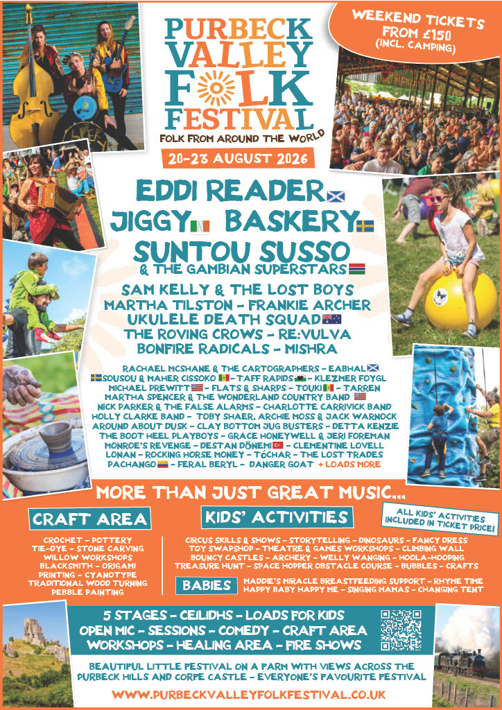 Purbeck Valley Folk Festival Facebook ad
