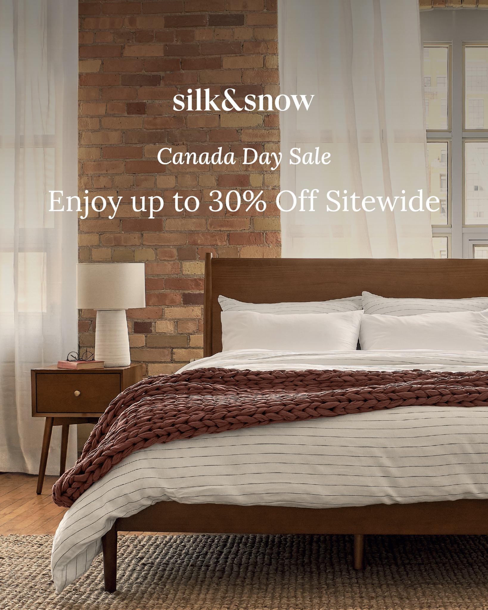 Silk and Snow Facebook ad