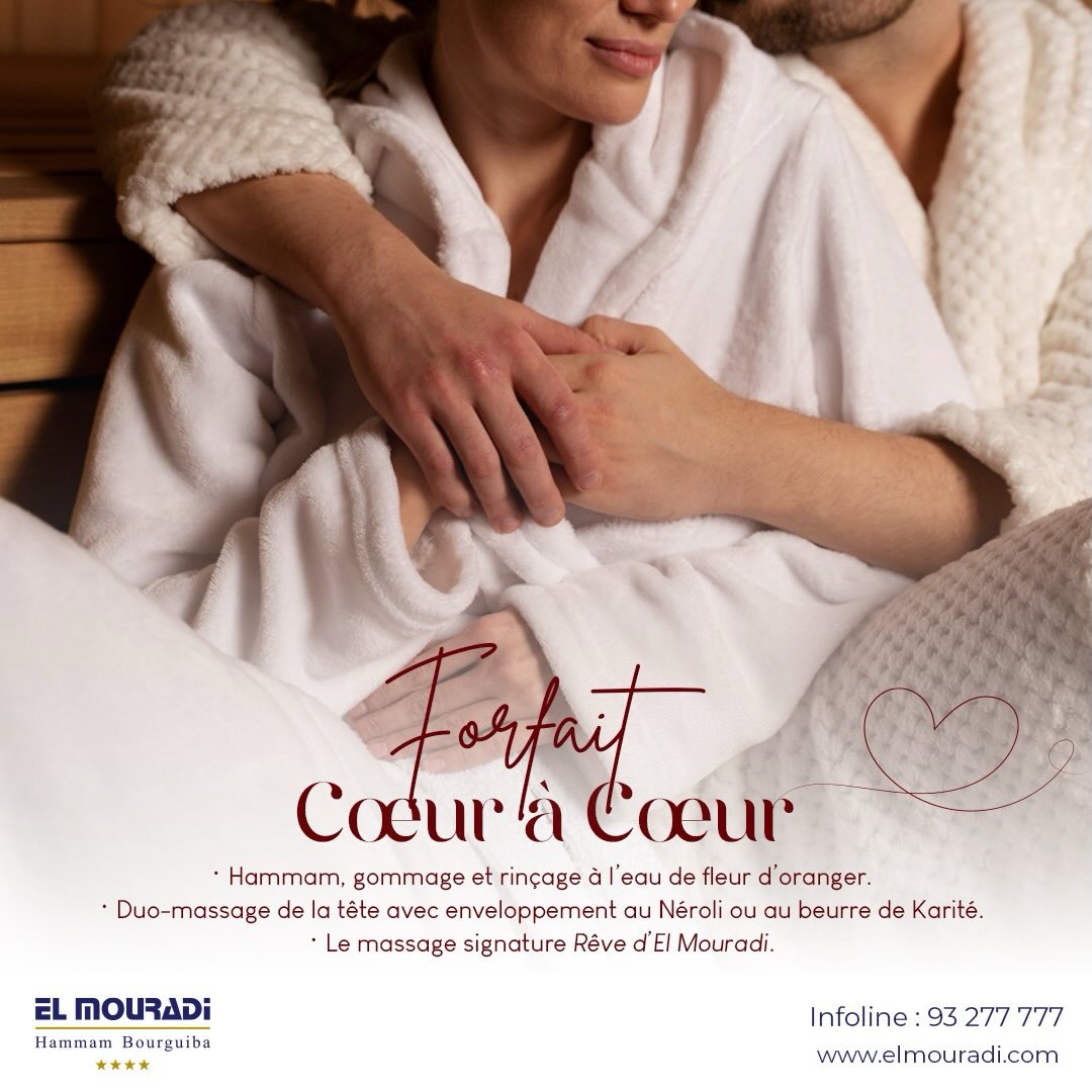 El Mouradi Hotels (Page Officielle) Facebook ad: Saint-Valentin à El Mouradi Hammam Bourguiba