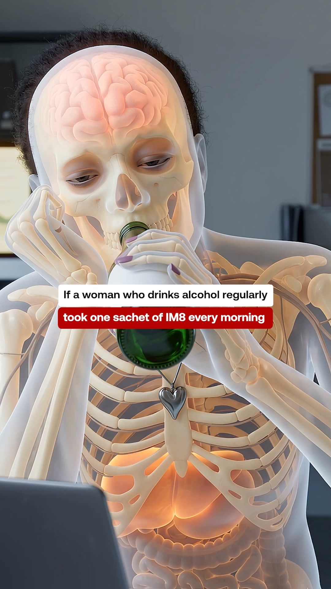 IM8 Health Facebook ad: Wellness Simplified. In One Drink.