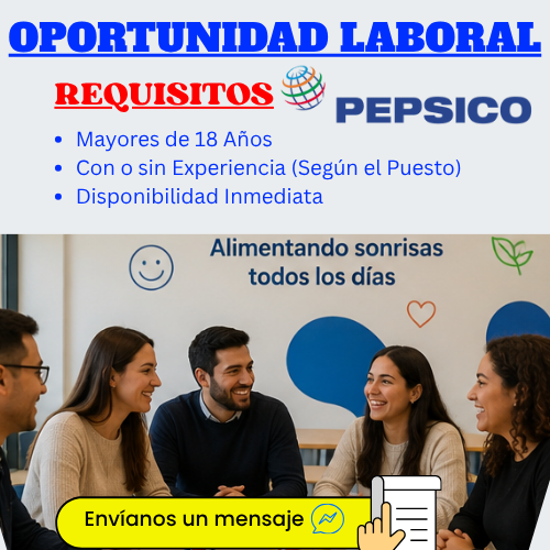 Nueva Convocatoria Facebook ad: PepsiCo Tiene Nuevas Oportunidades para Ti