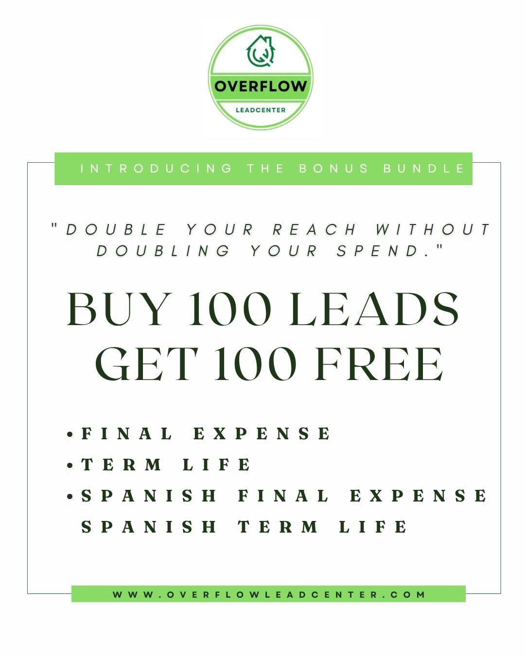 Overflow Leads Facebook ad