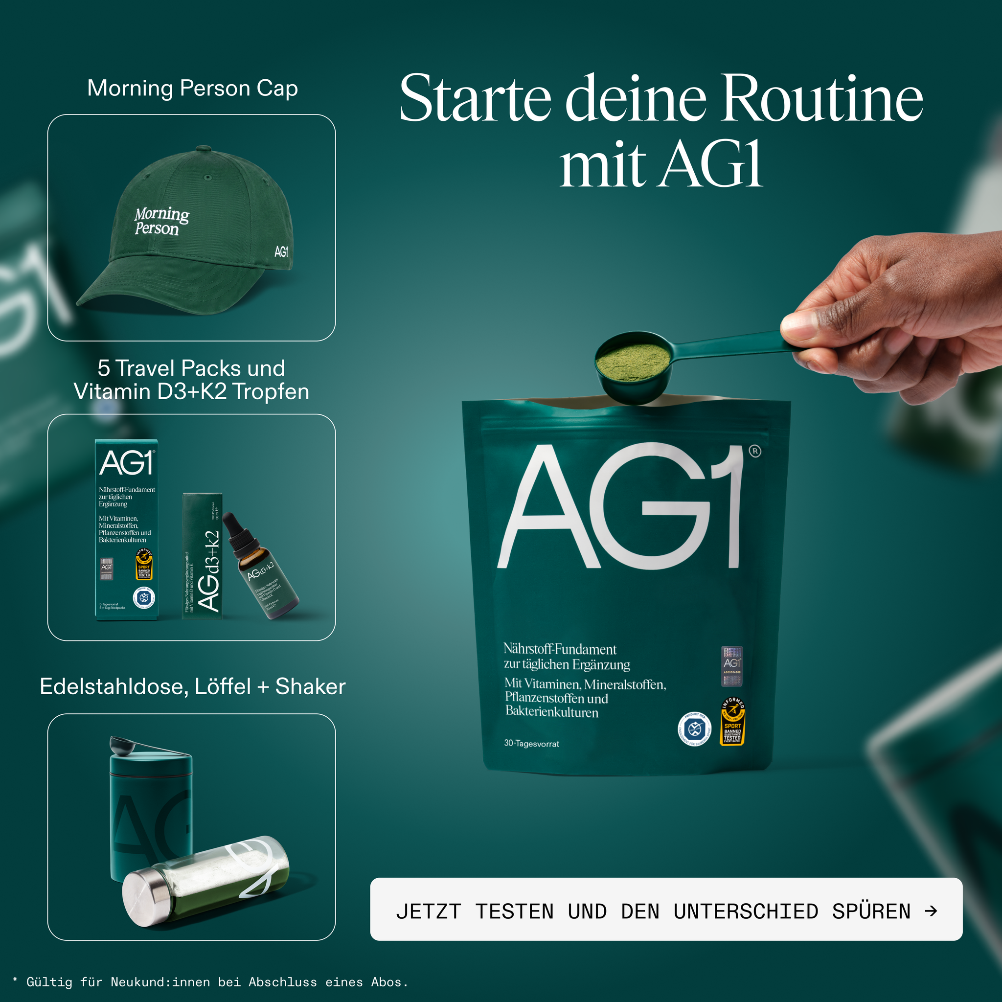 AG1 Deutschland Facebook ad