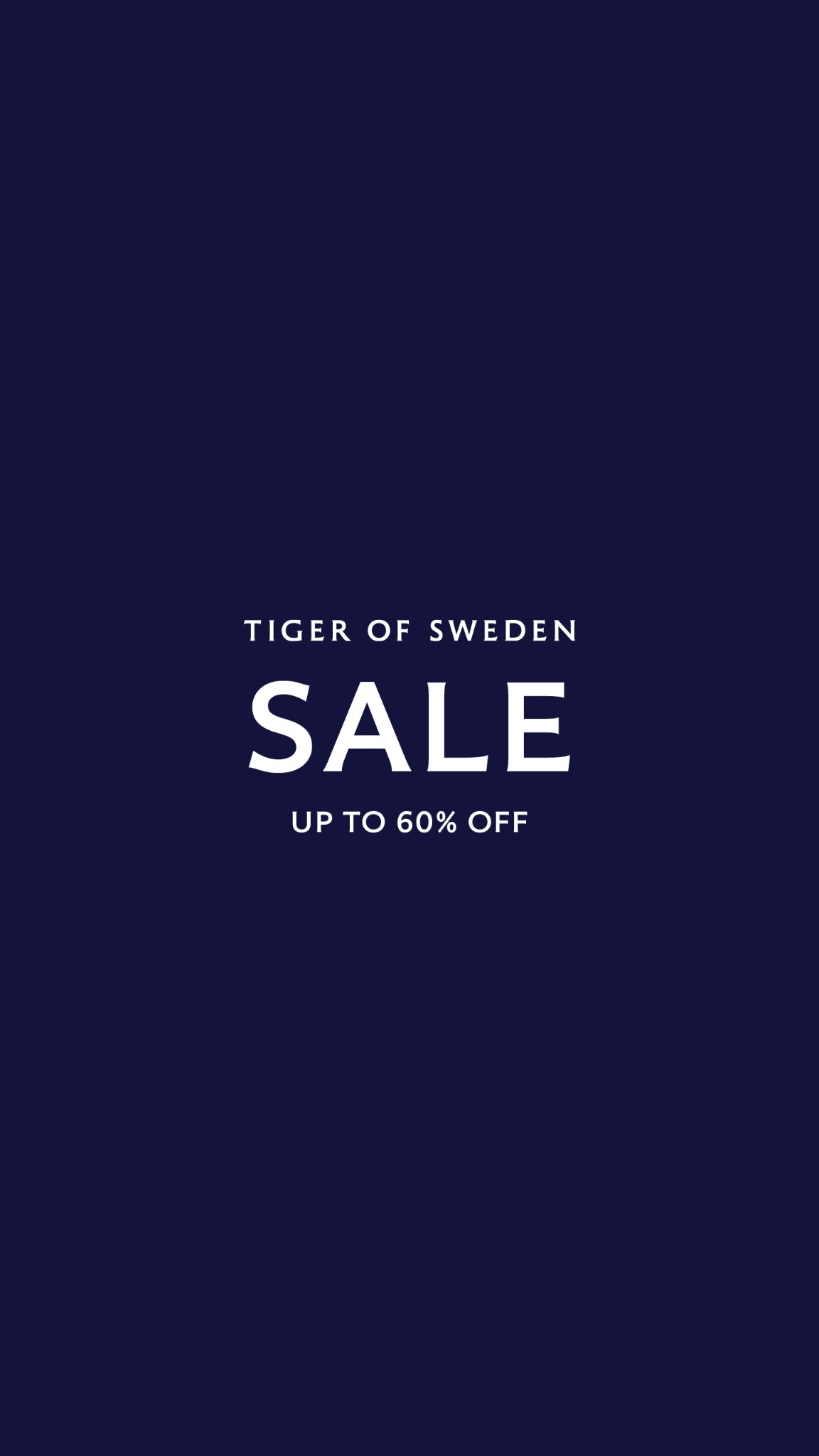 Tiger of Sweden Facebook ad