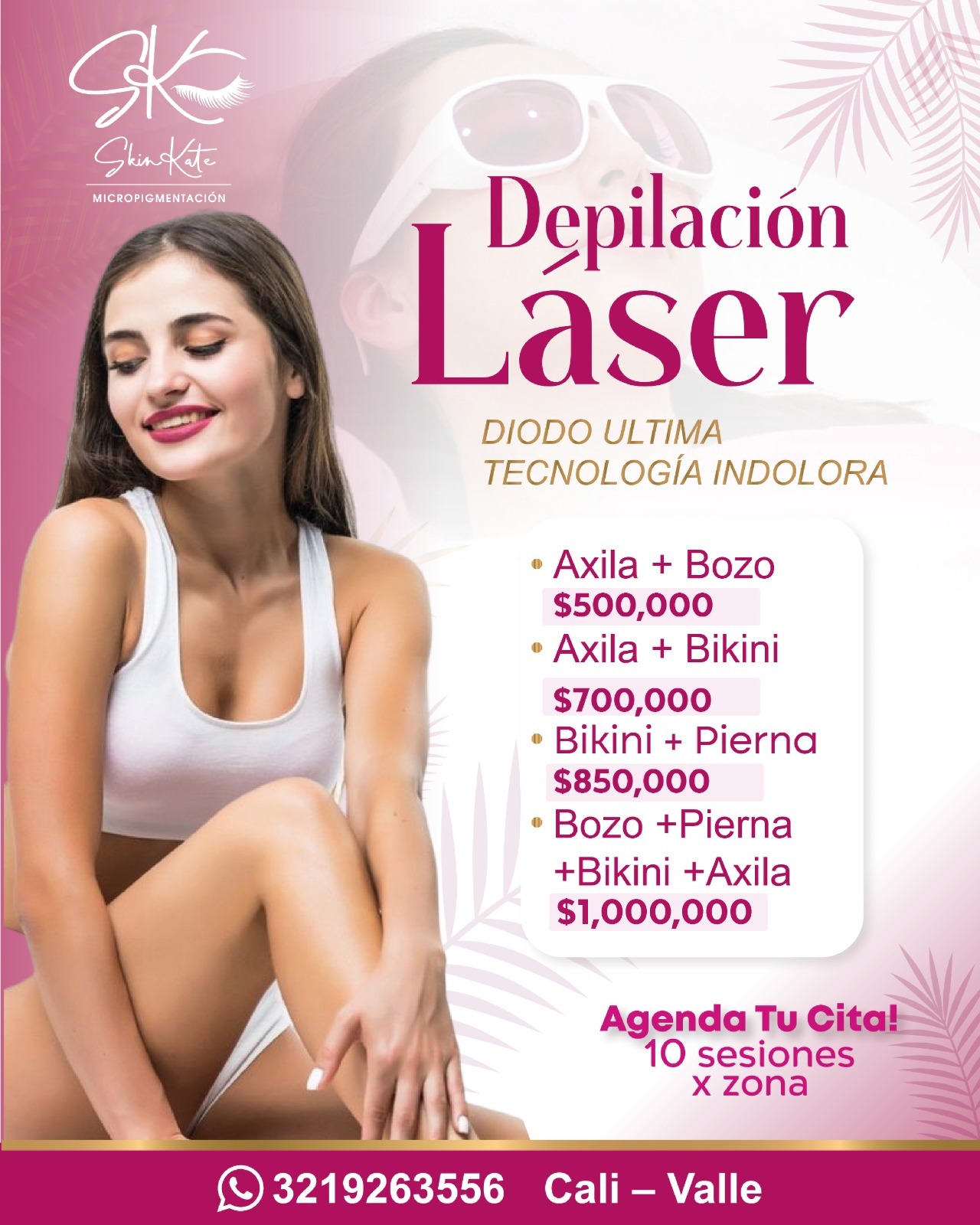 Skin Kate Cali Facebook ad: Adiós Irritación y Foliculitis