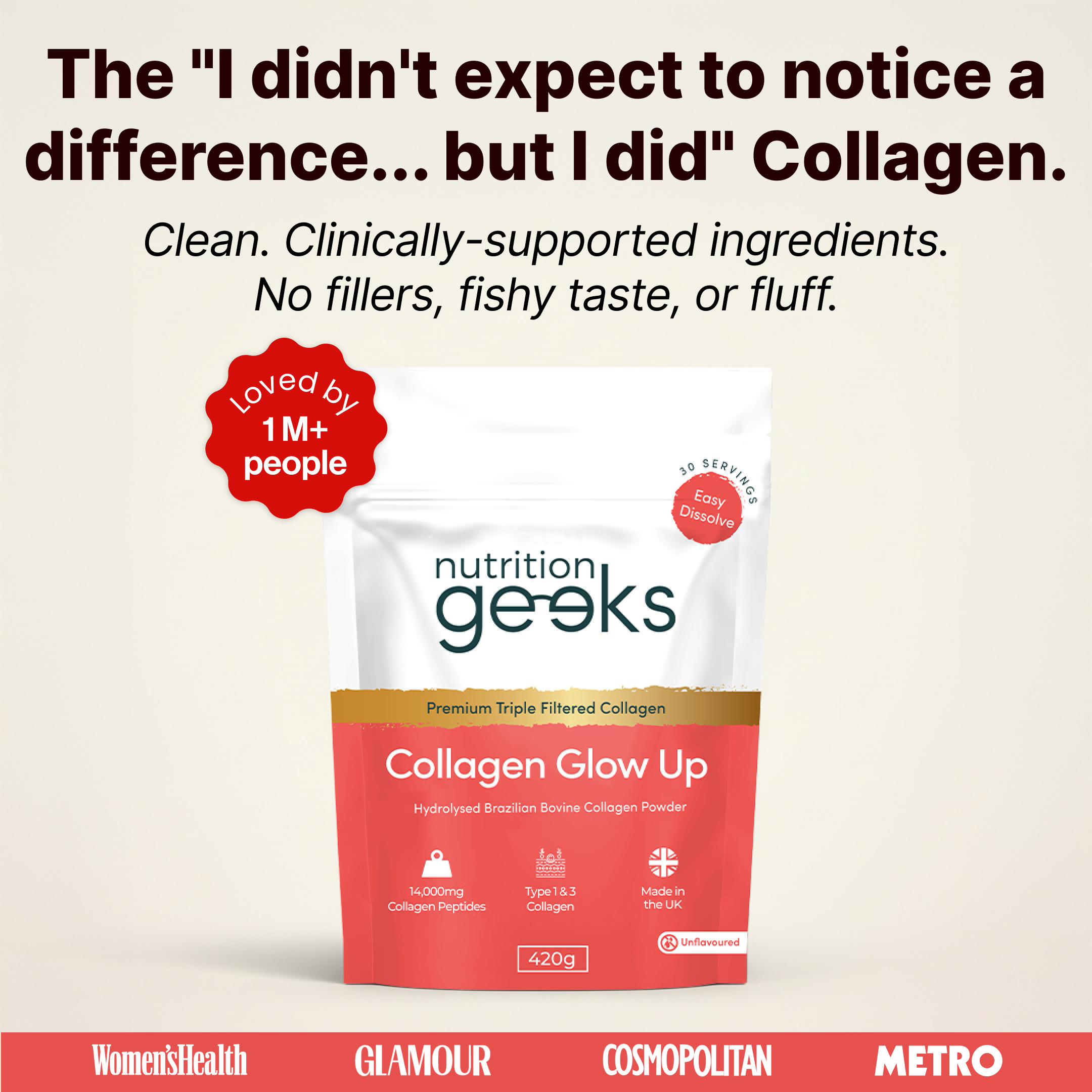 Nutrition Geeks Facebook ad