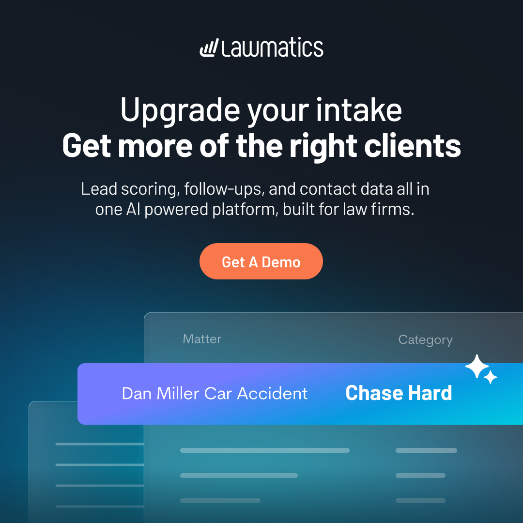 Lawmatics Facebook ad