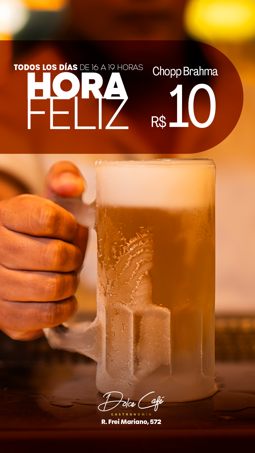 Dolce Café Facebook ad from Feb 9, 2026