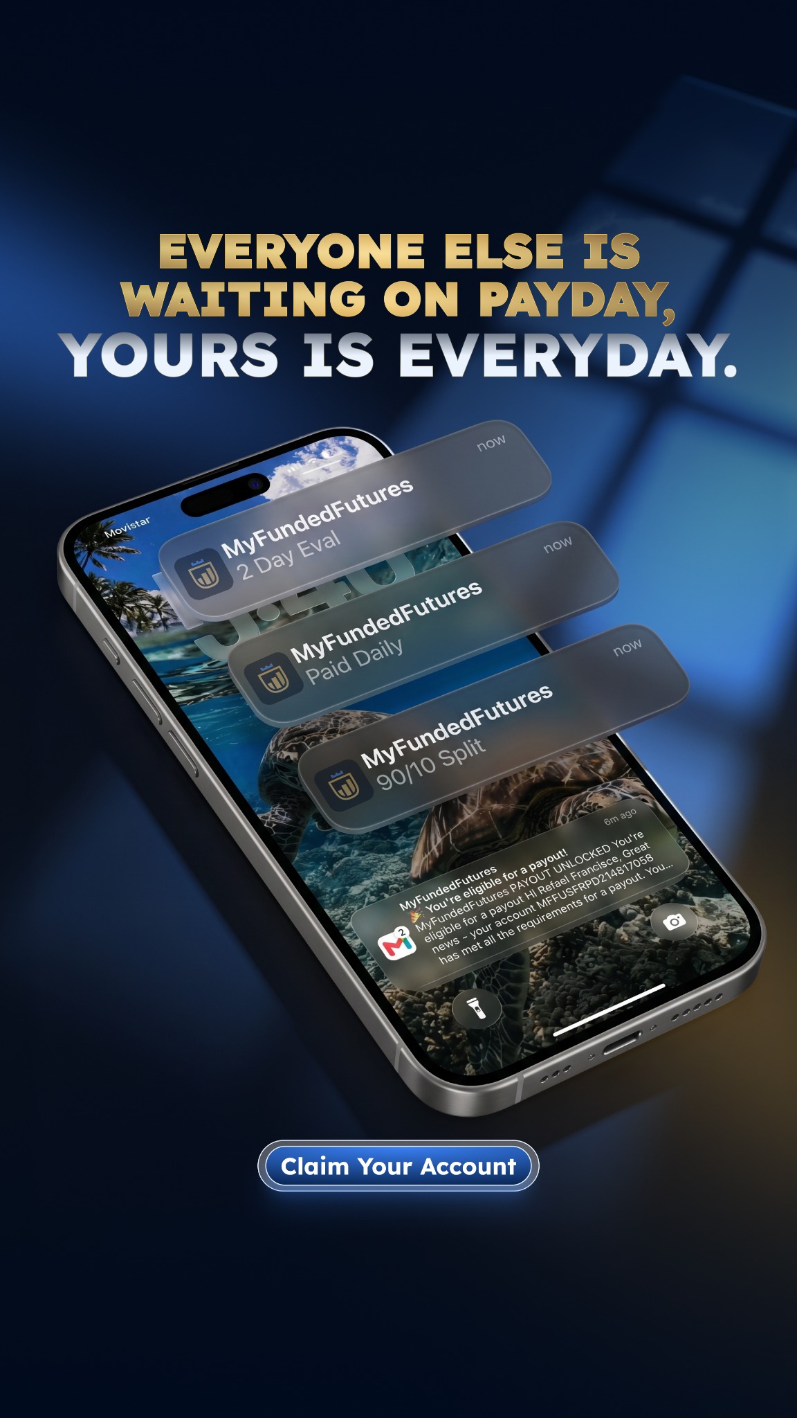 Myfundedfutures Facebook ad: Trade Rapid with Code: MFFU