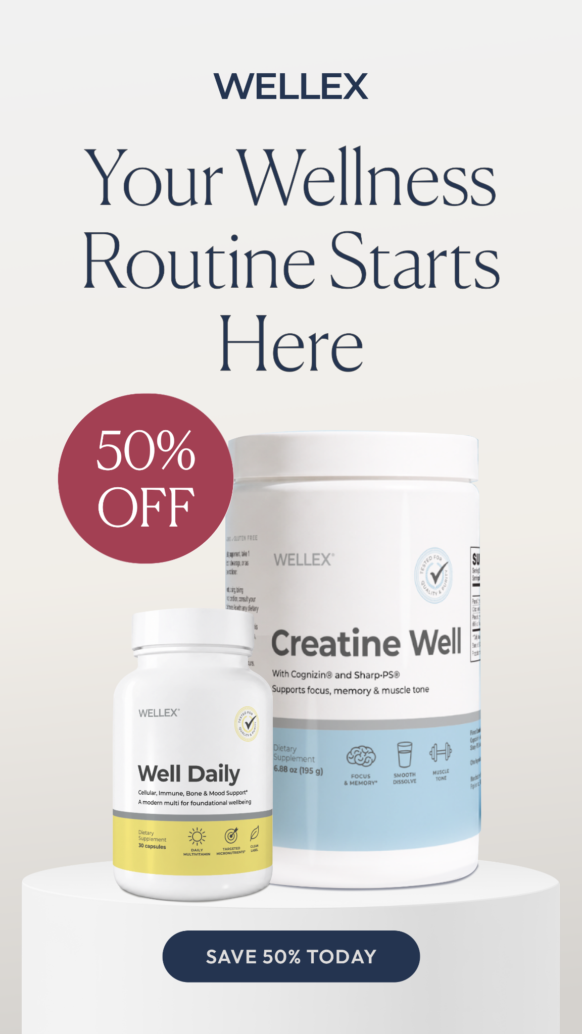 Wellex Facebook ad