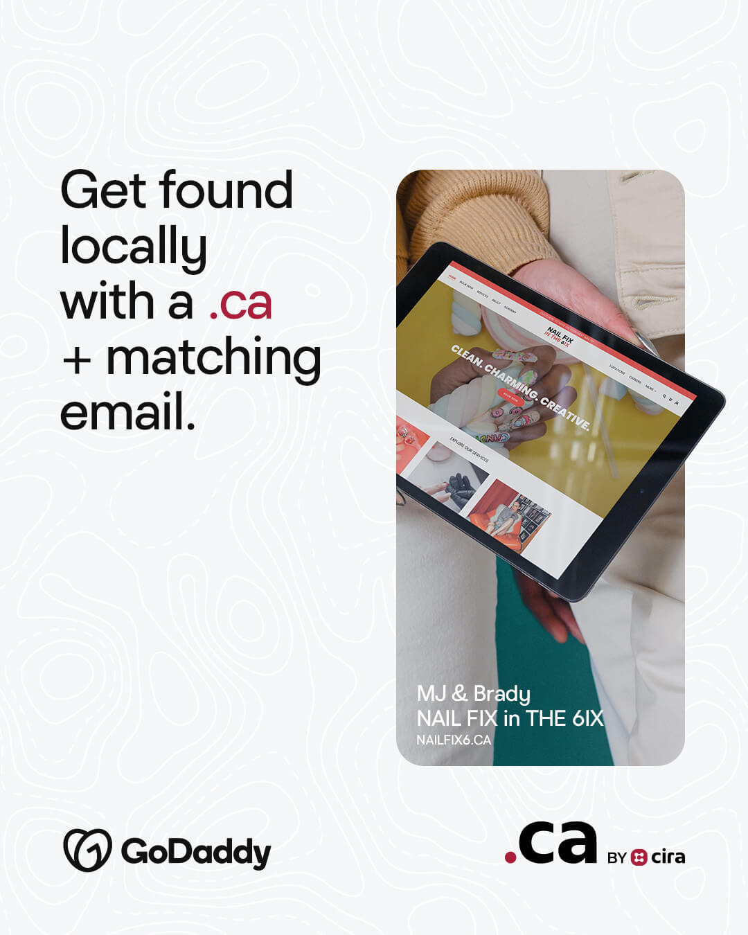 GoDaddy Facebook ad