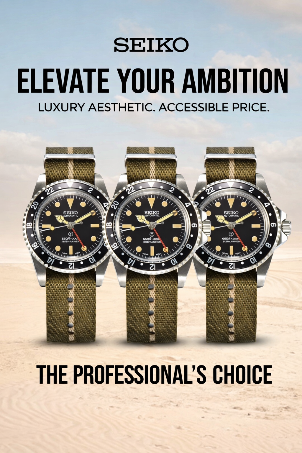 Zjani mods Facebook ad: Limited Edition GMT Watch, Selling Fast!
