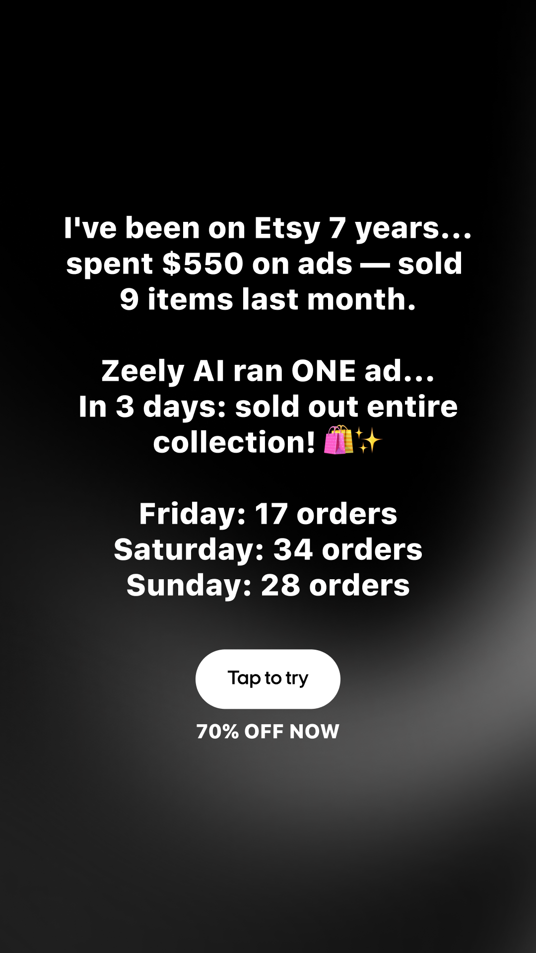 Zeely Facebook ad