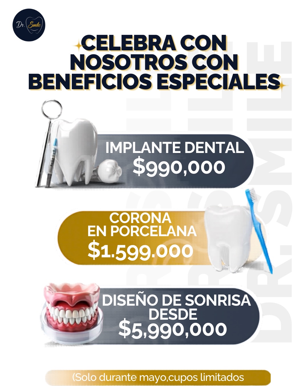 Dr. Smile Colombia Facebook ad