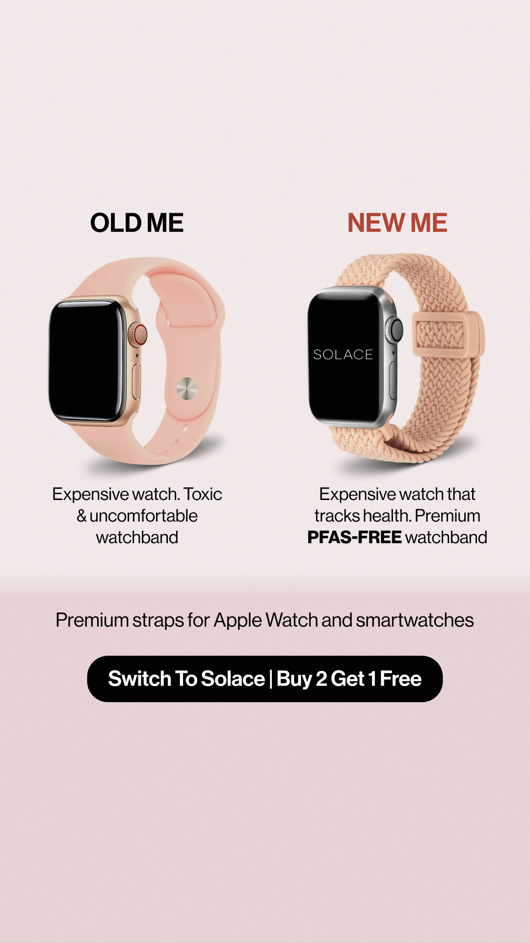 Solace Bands Facebook ad