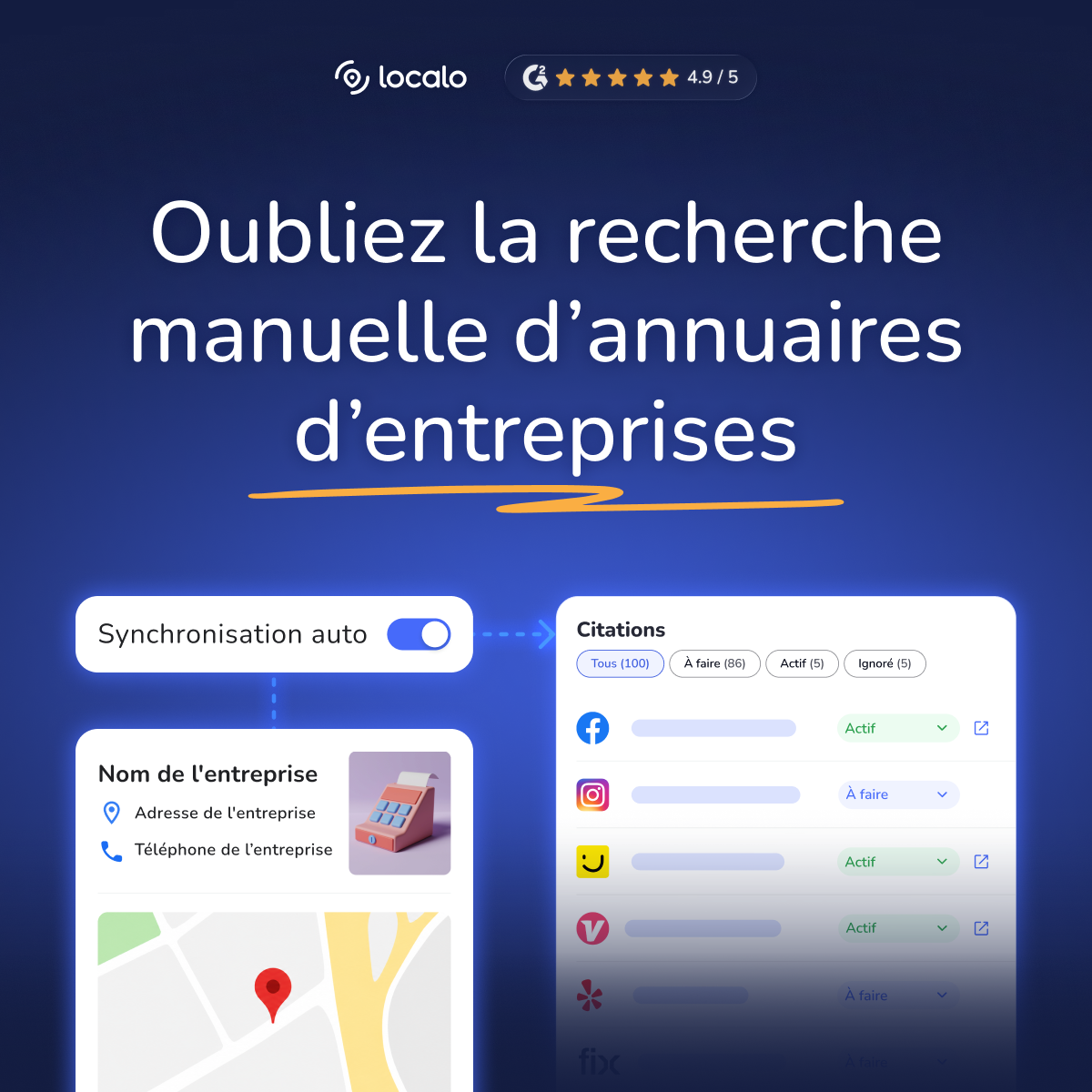 Localo Facebook ad