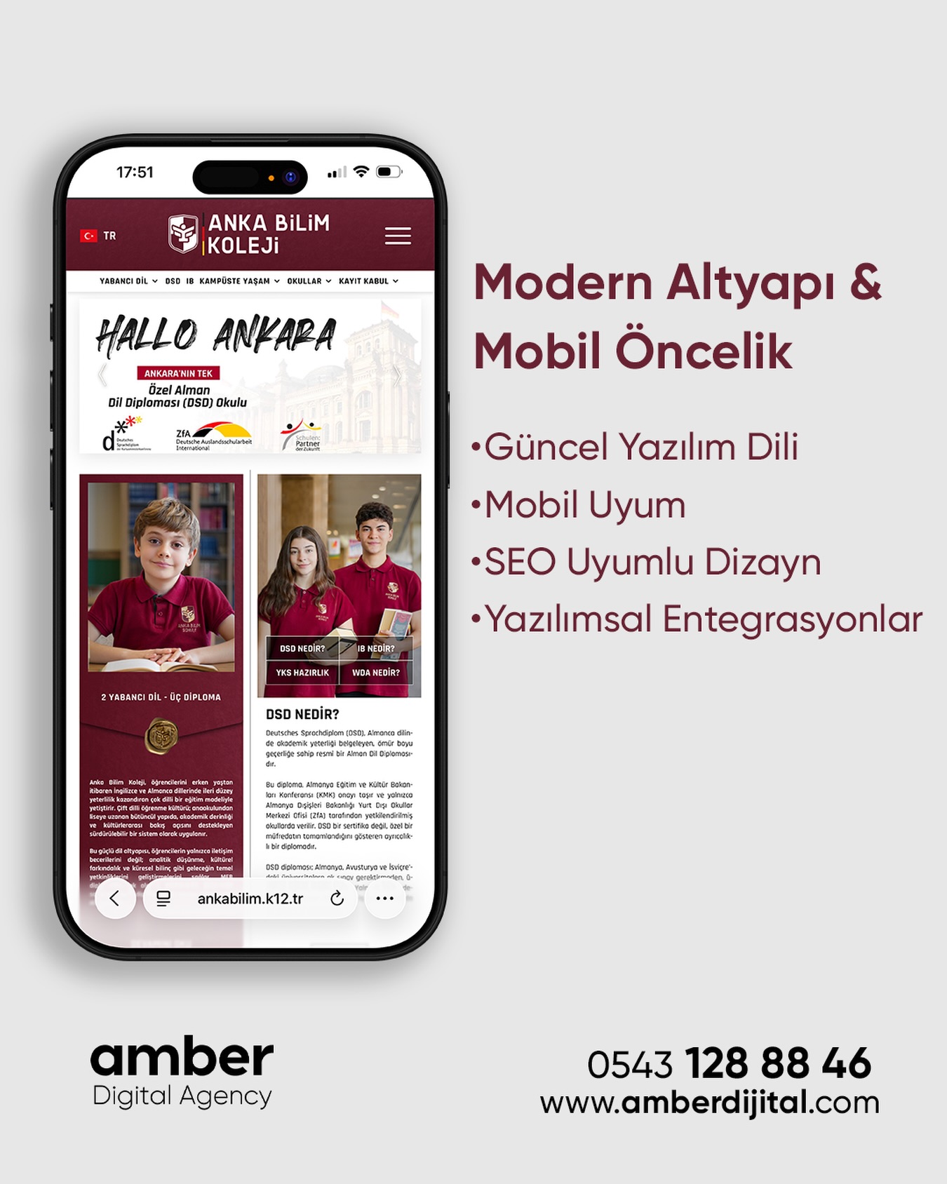 Amber Digital Agency Facebook ad: Anka Bilim Koleji’nin yeni web sitesini başarıyla…