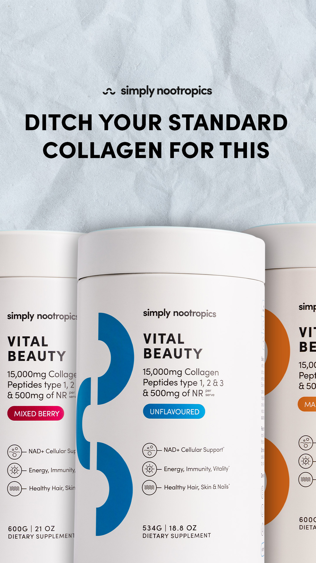 Simply Nootropics Facebook ad