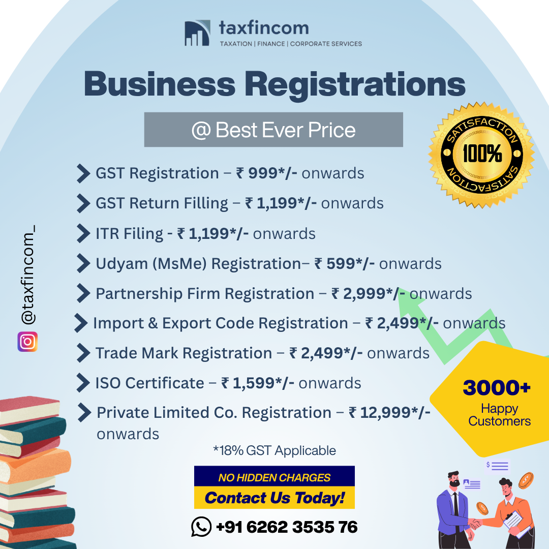 Taxfincom Facebook ad: Register Your Business Today