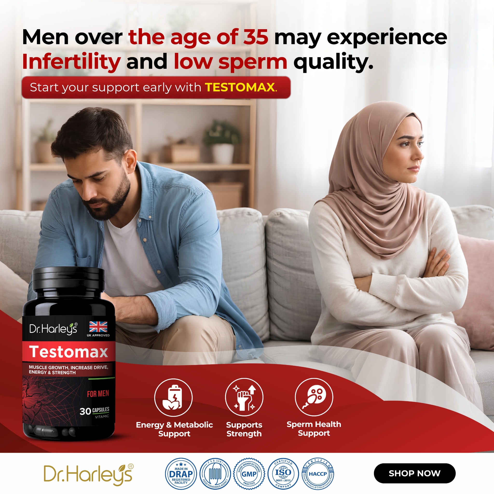 DrHarleys PK Facebook ad: Smart Men’s Formula