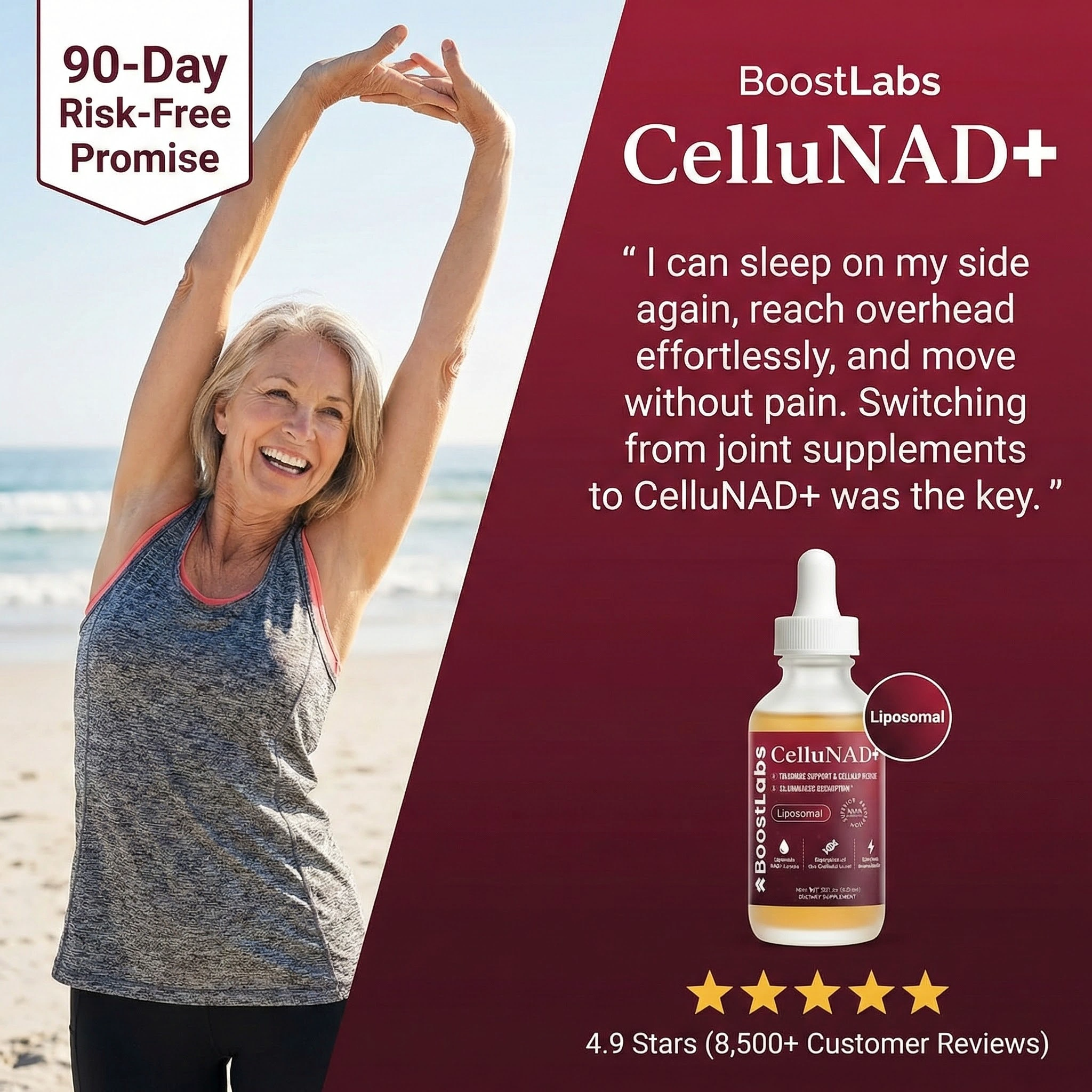 Sarah Mitchell Menopause Joint Expert Facebook ad