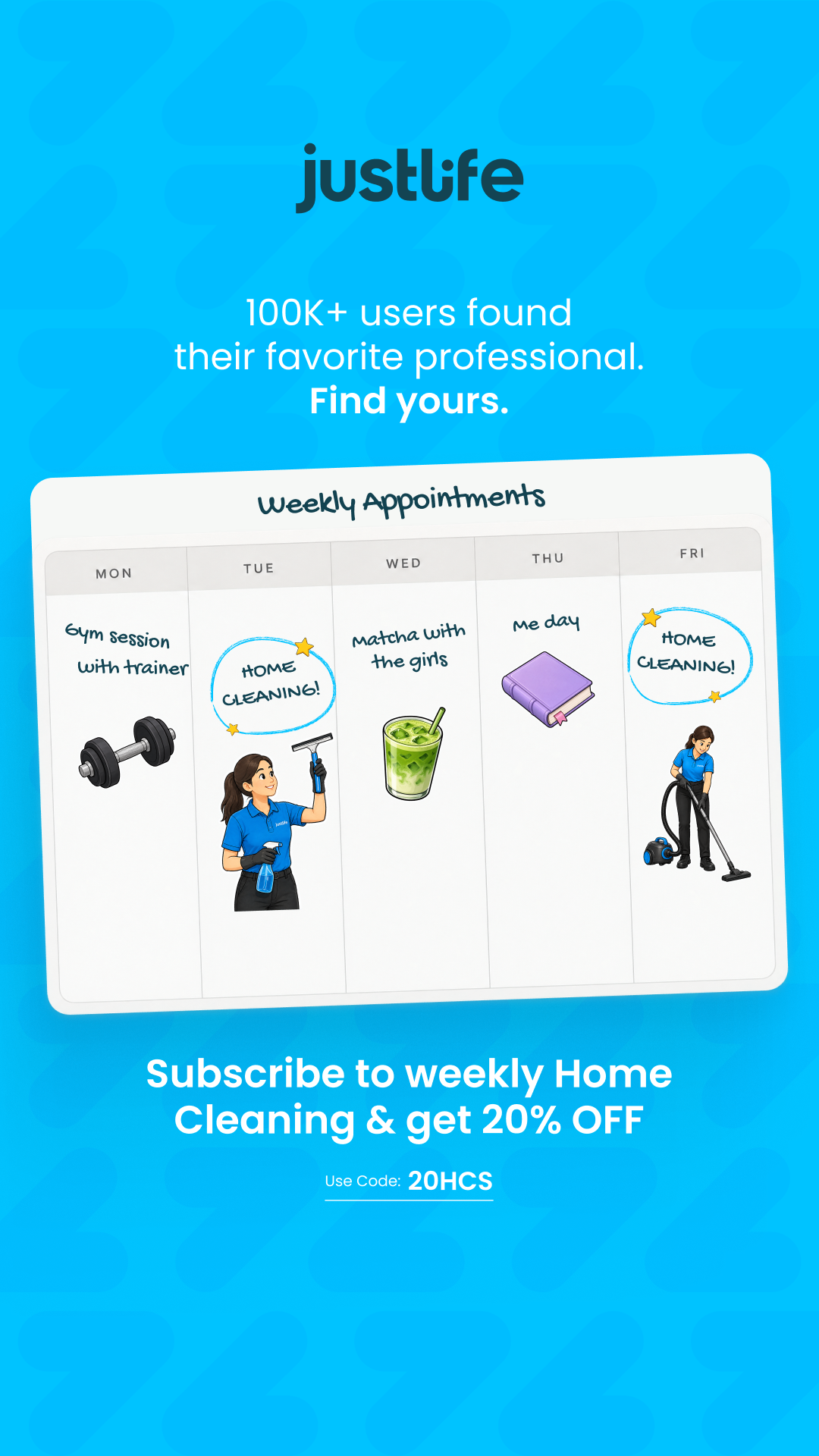 Justlife UAE Facebook ad