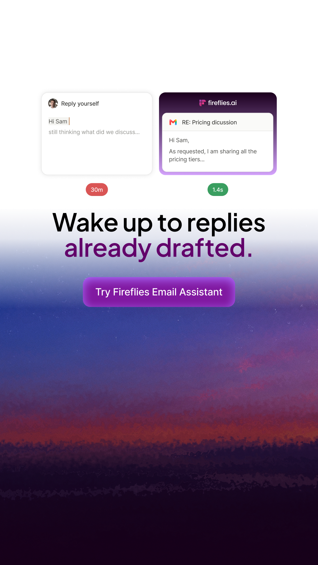 Fireflies.ai Facebook ad