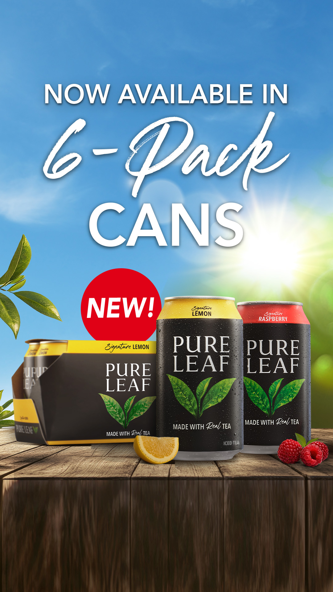 Pure Leaf Facebook ad from May 6, 2026