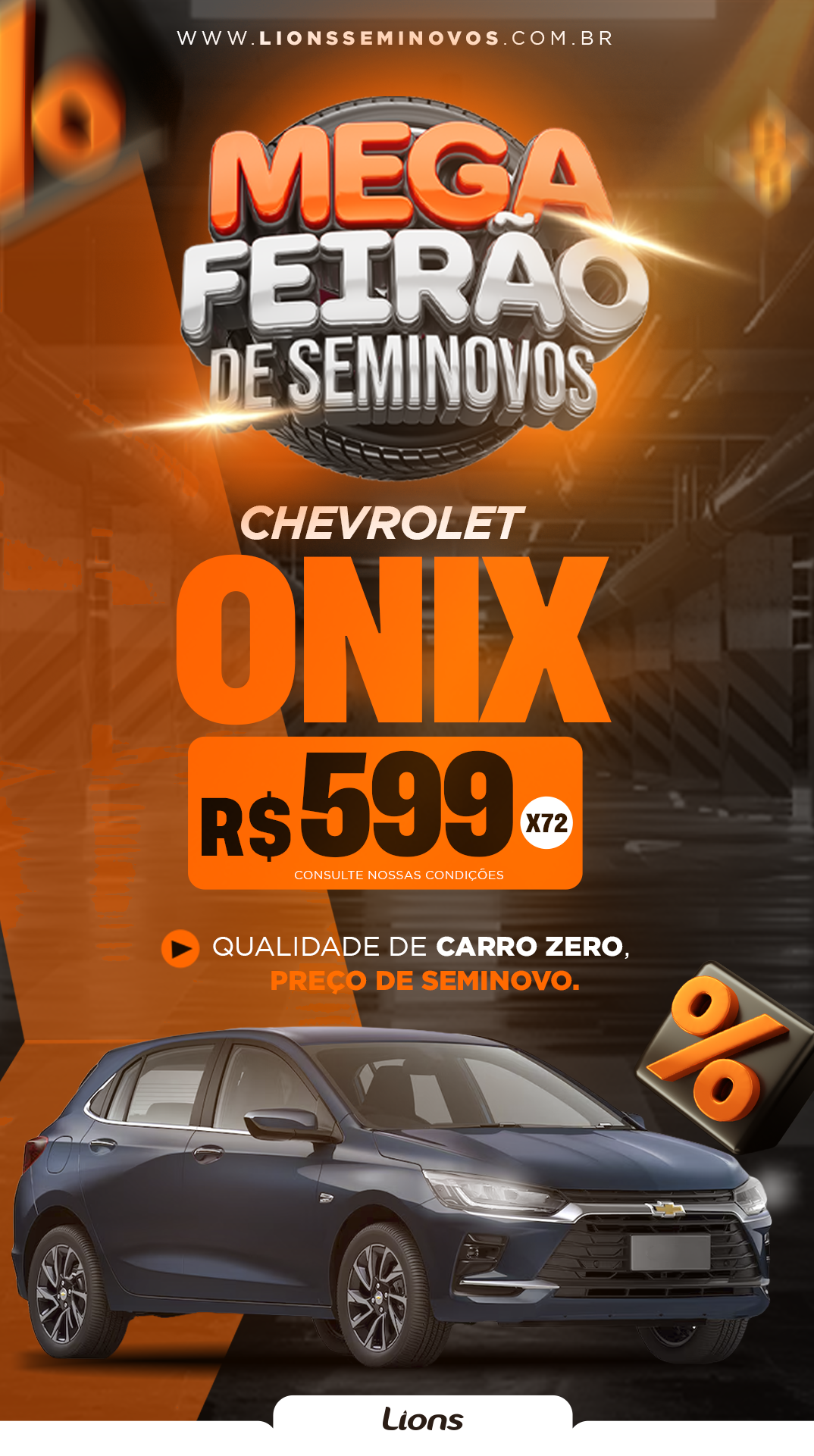 Lions Seminovos Facebook ad