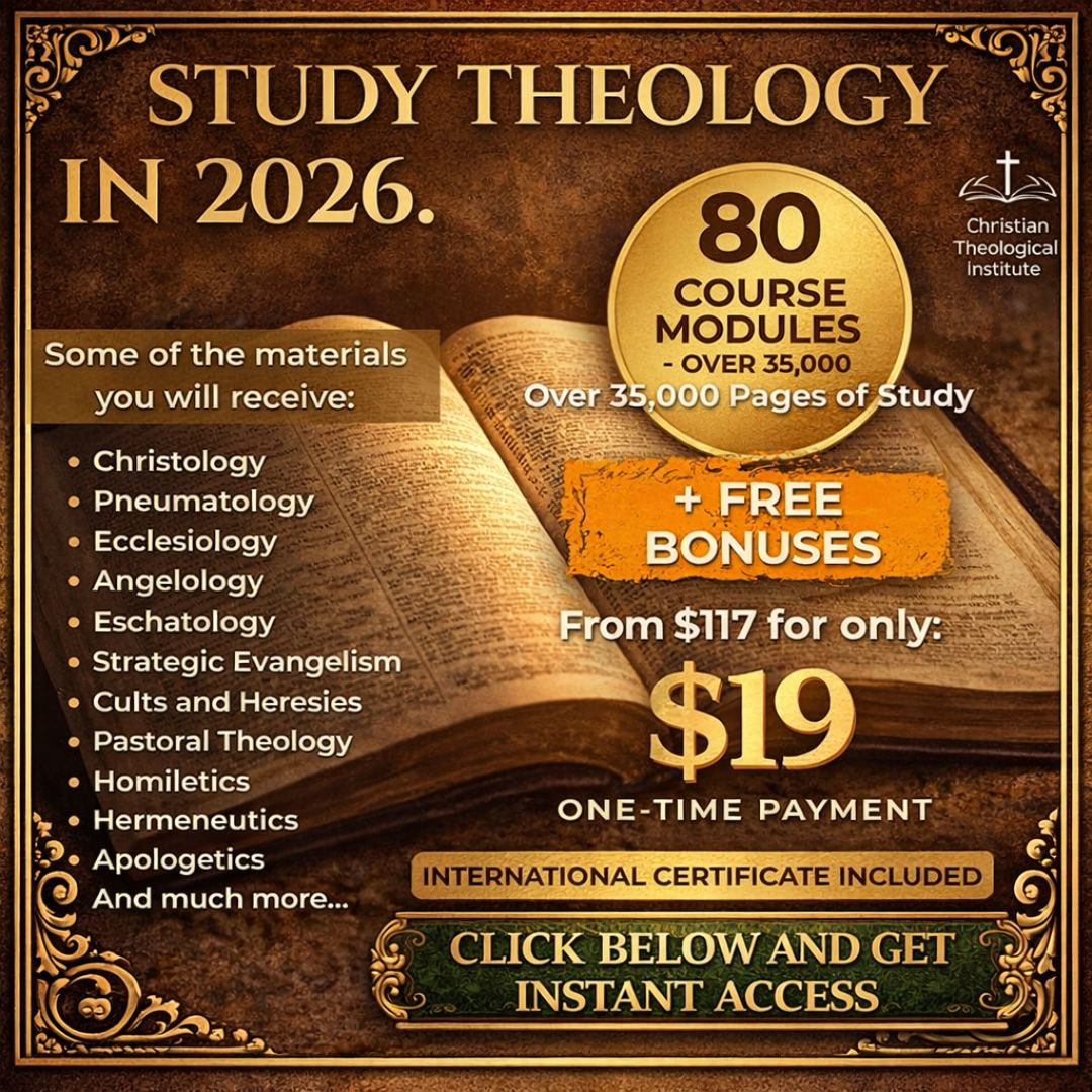Christian Theological Institute Facebook ad: Access Right Now
