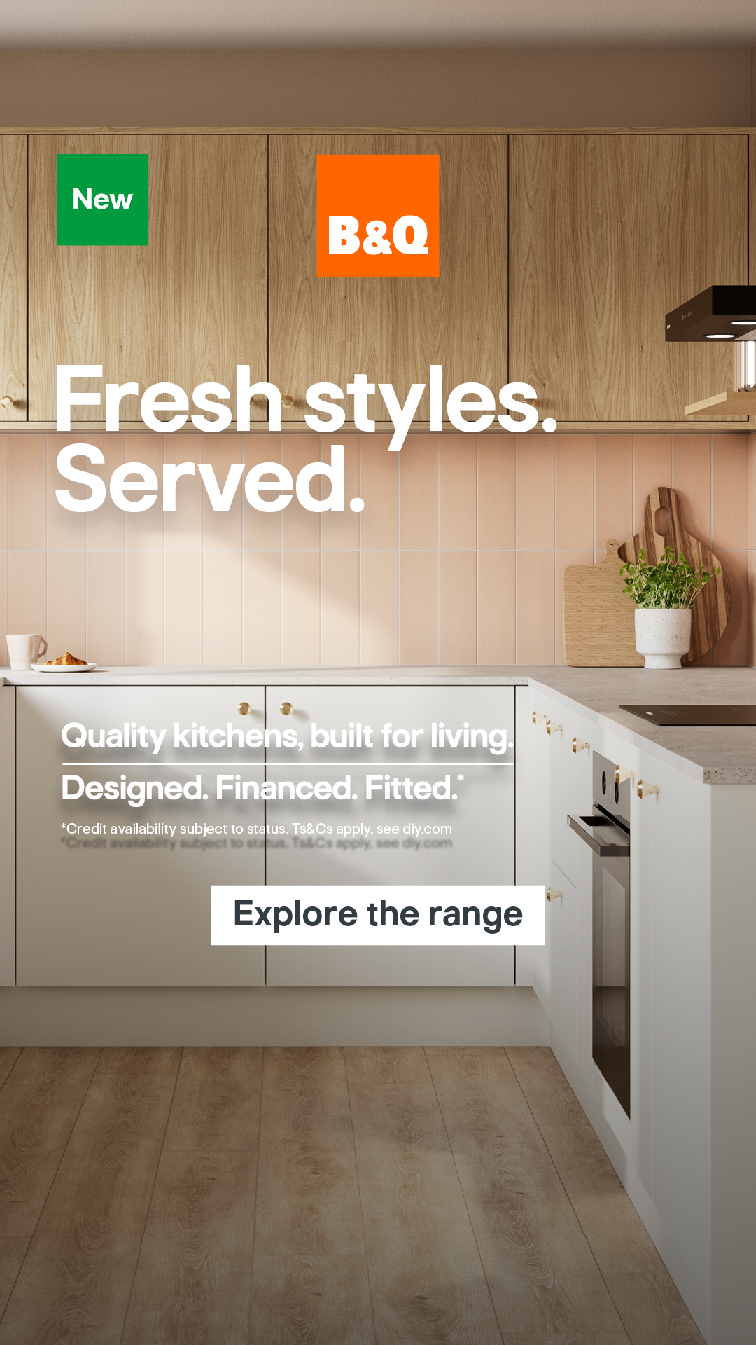 B&Q Facebook ad