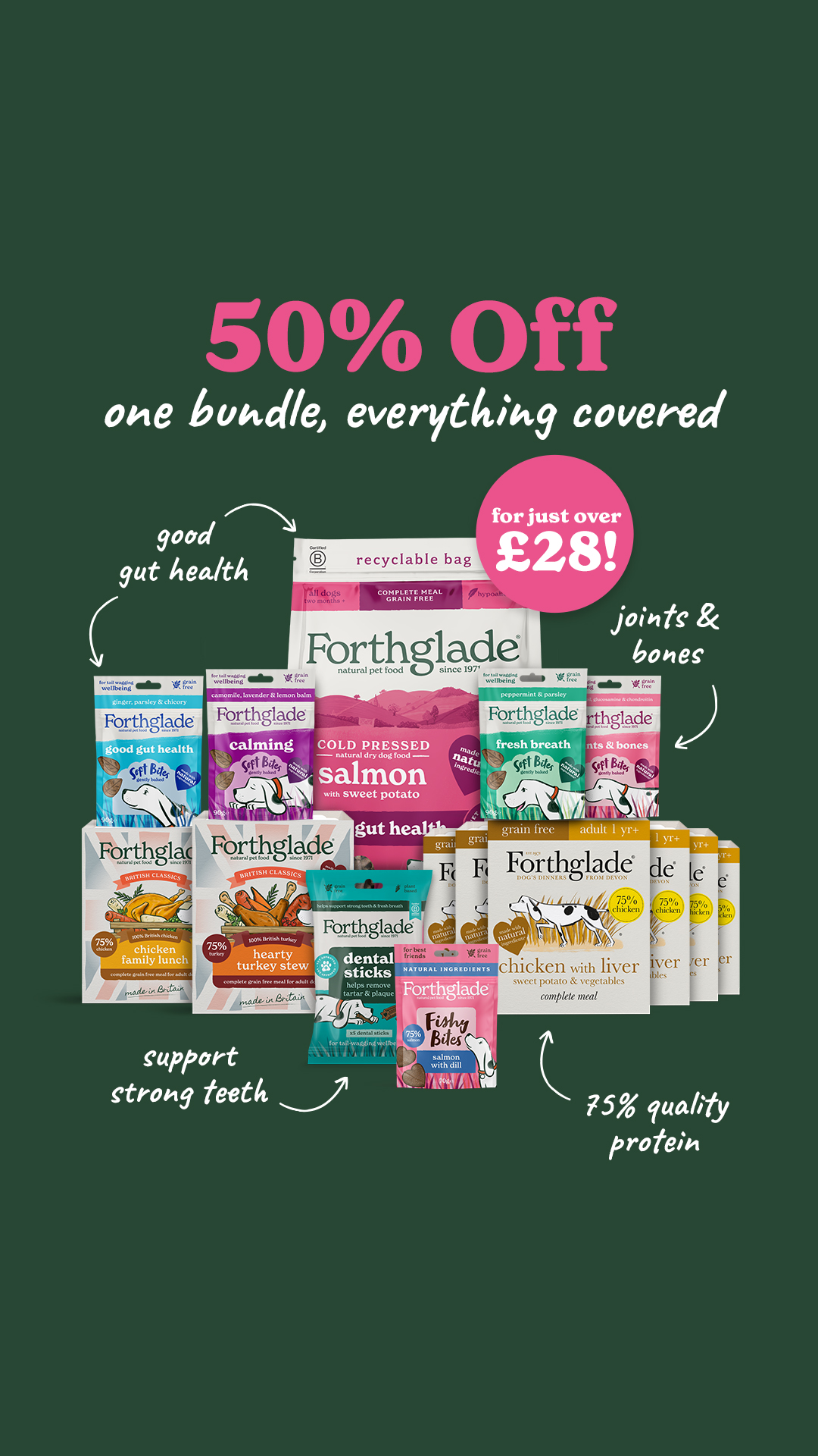 Forthglade Natural Pet Food Facebook ad