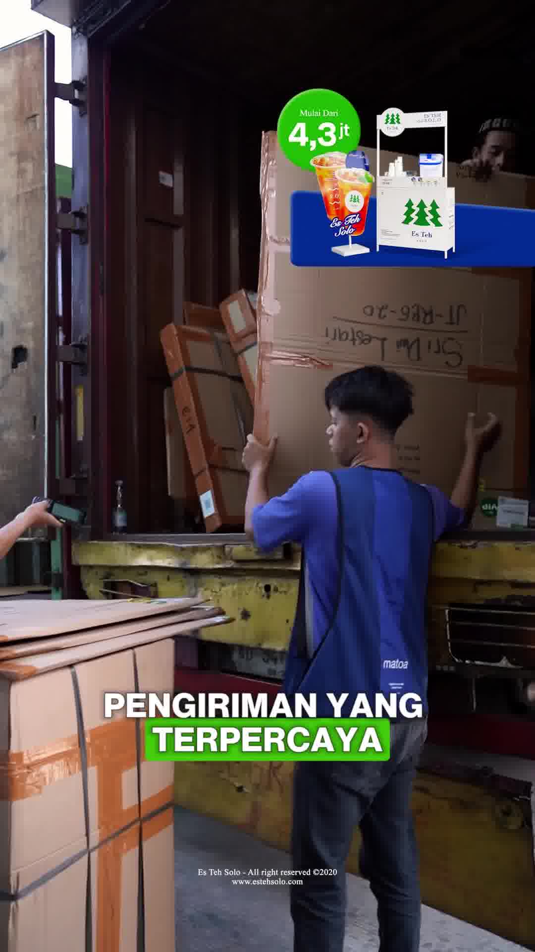 Estehsolo Facebook ad: Paket usaha lengkap dari Es Teh SOLO cukup…