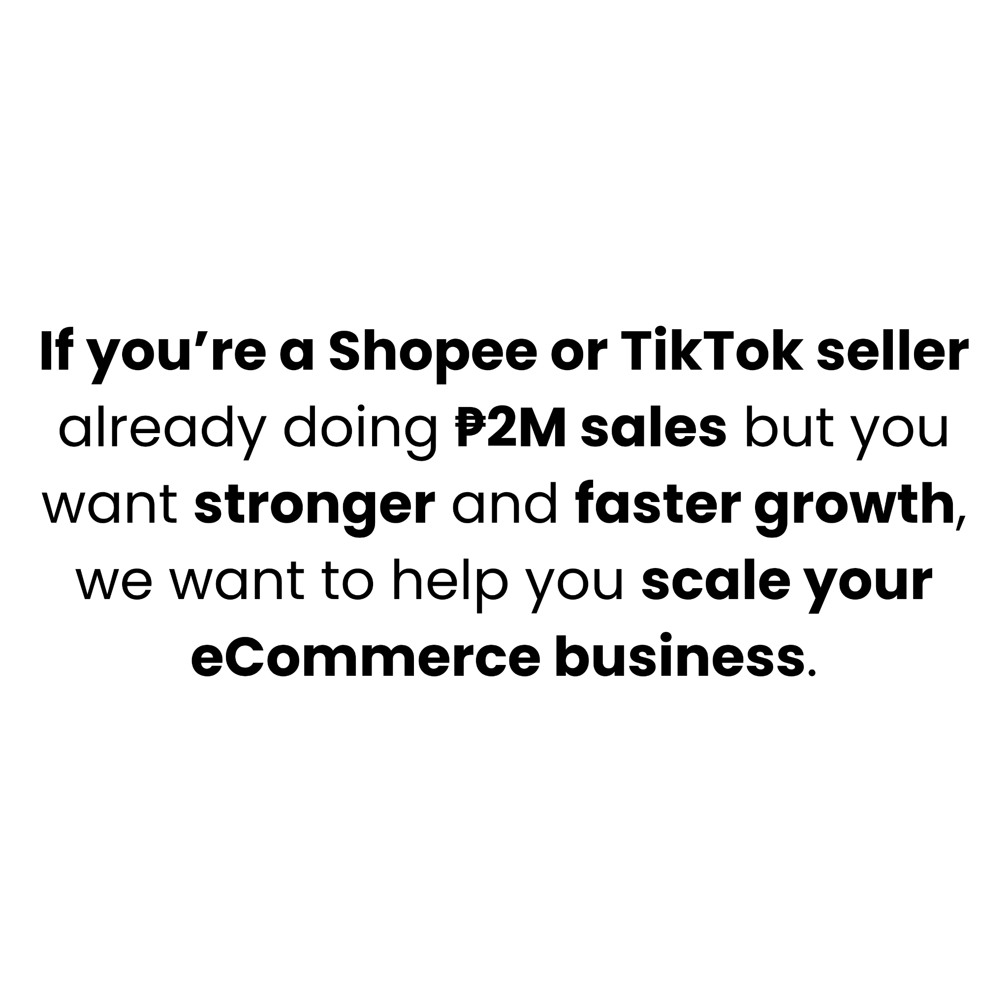 ECOM Accelerator Facebook ad