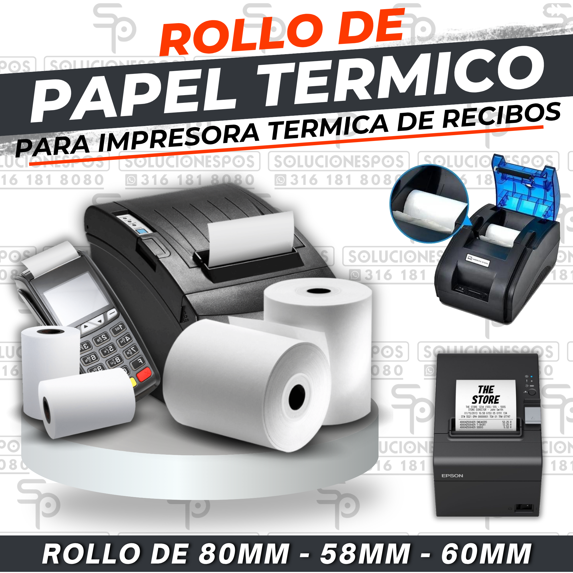 Rollos de Papel Termico y Etiquetas Adhesivas Facebook ad