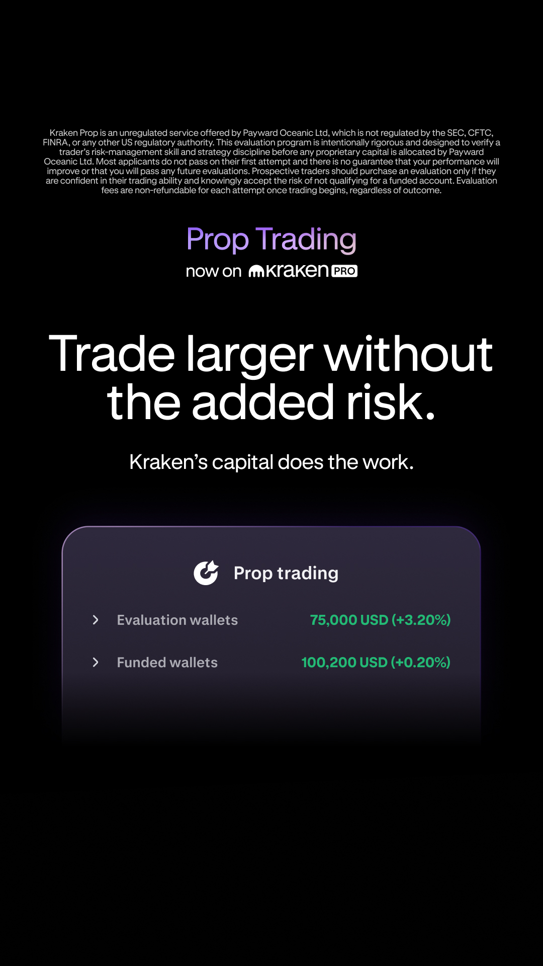 Kraken Digital Asset Exchange Facebook ad