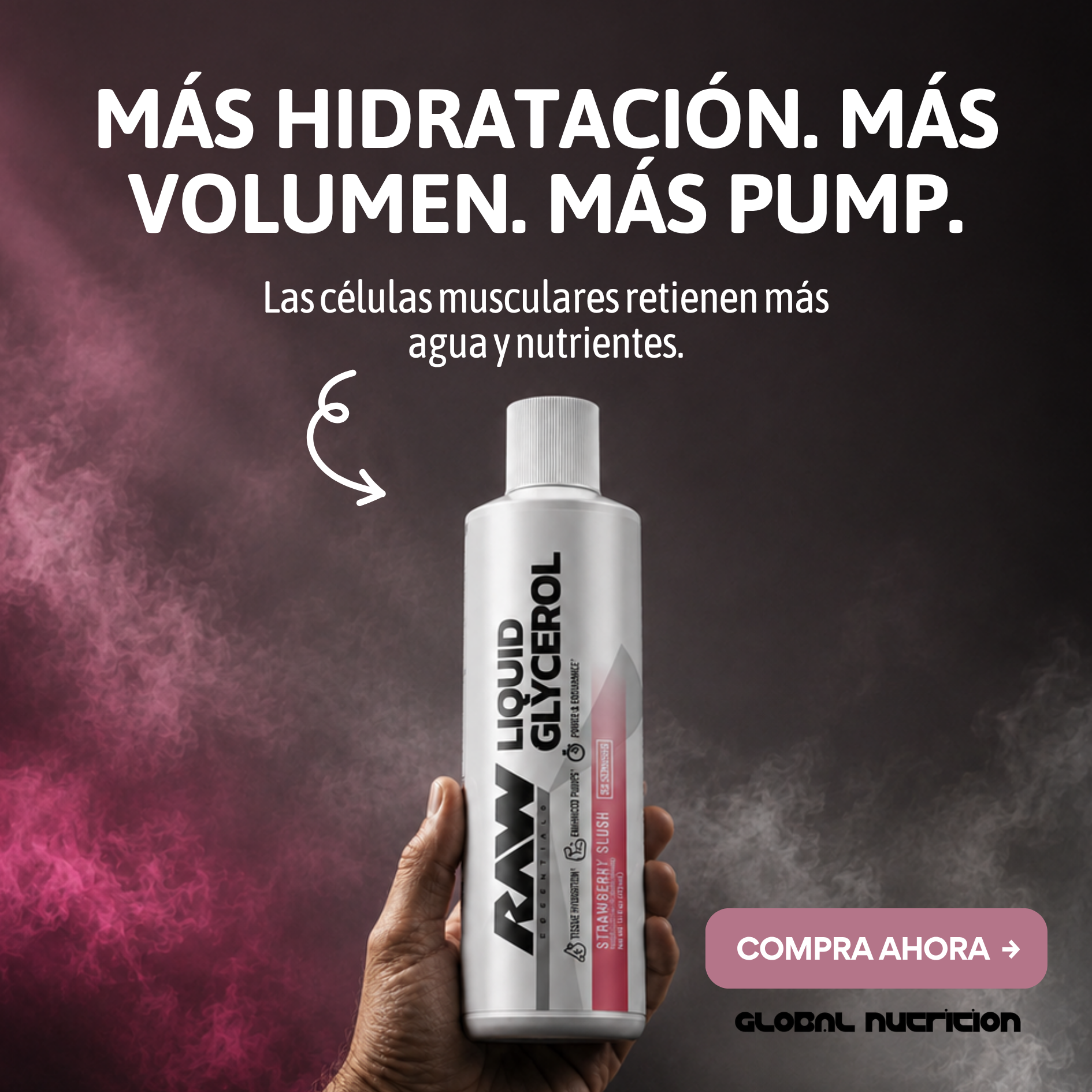 globalnutrition.cl Facebook ad: Hidratación que se nota