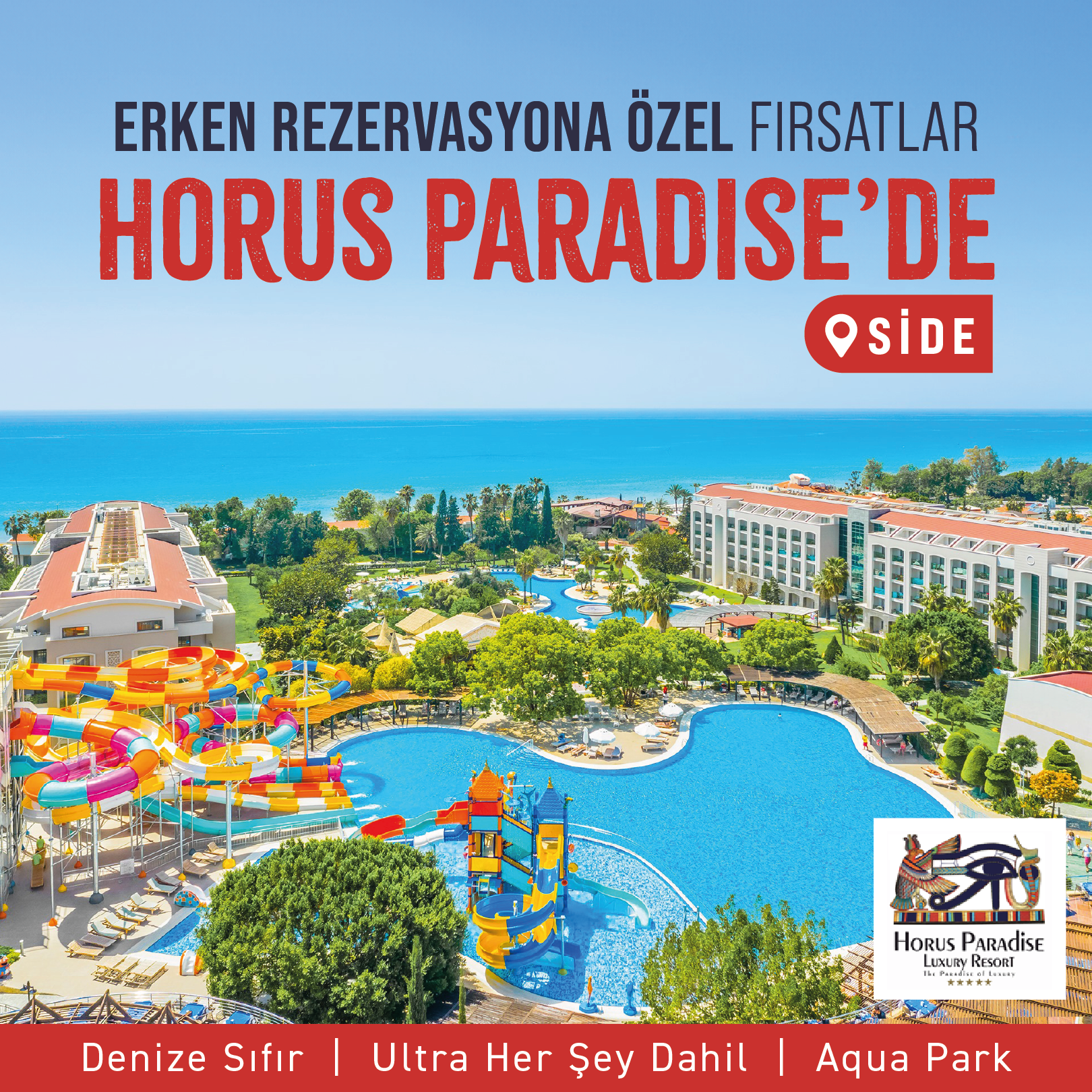 Horus Paradise Luxury Resort Facebook ad