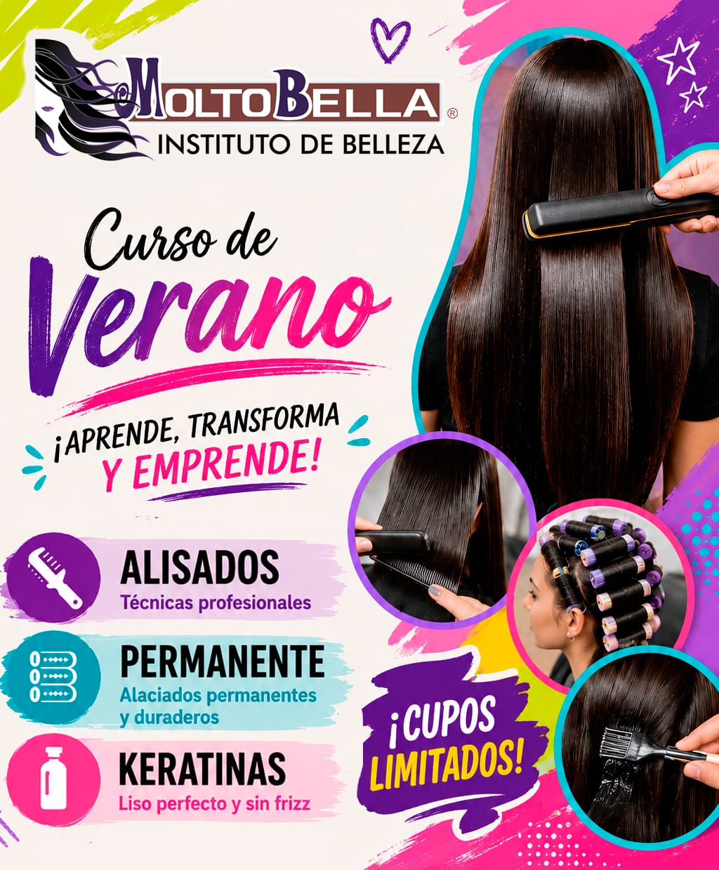 Instituto de Belleza Molto Bella/Plantel Villaflores. Facebook ad