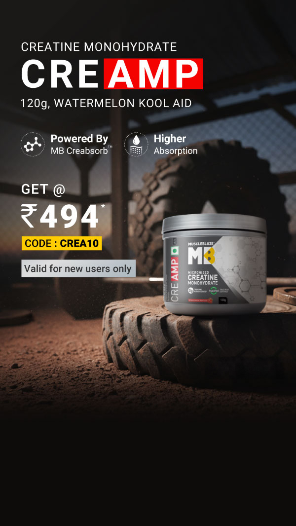 MuscleBlaze Facebook ad