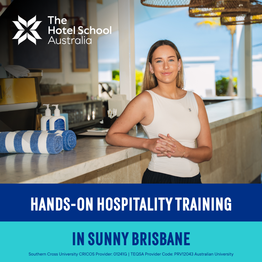 The Hotel School Australia Facebook ad: Applications Open | University Study