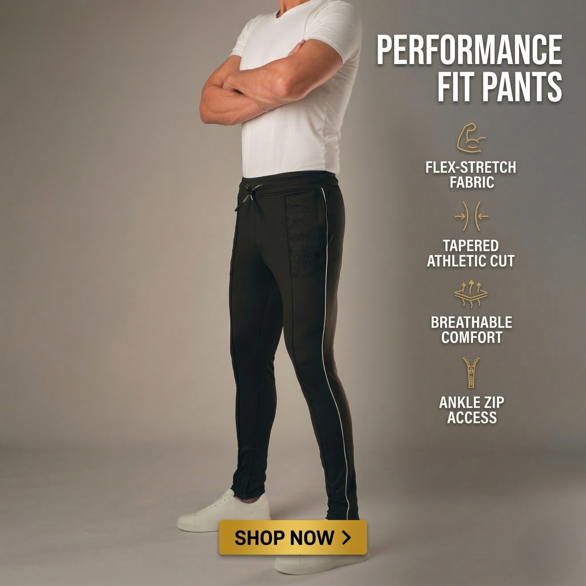 Muscle Up Store Facebook ad from Mar 14, 2026