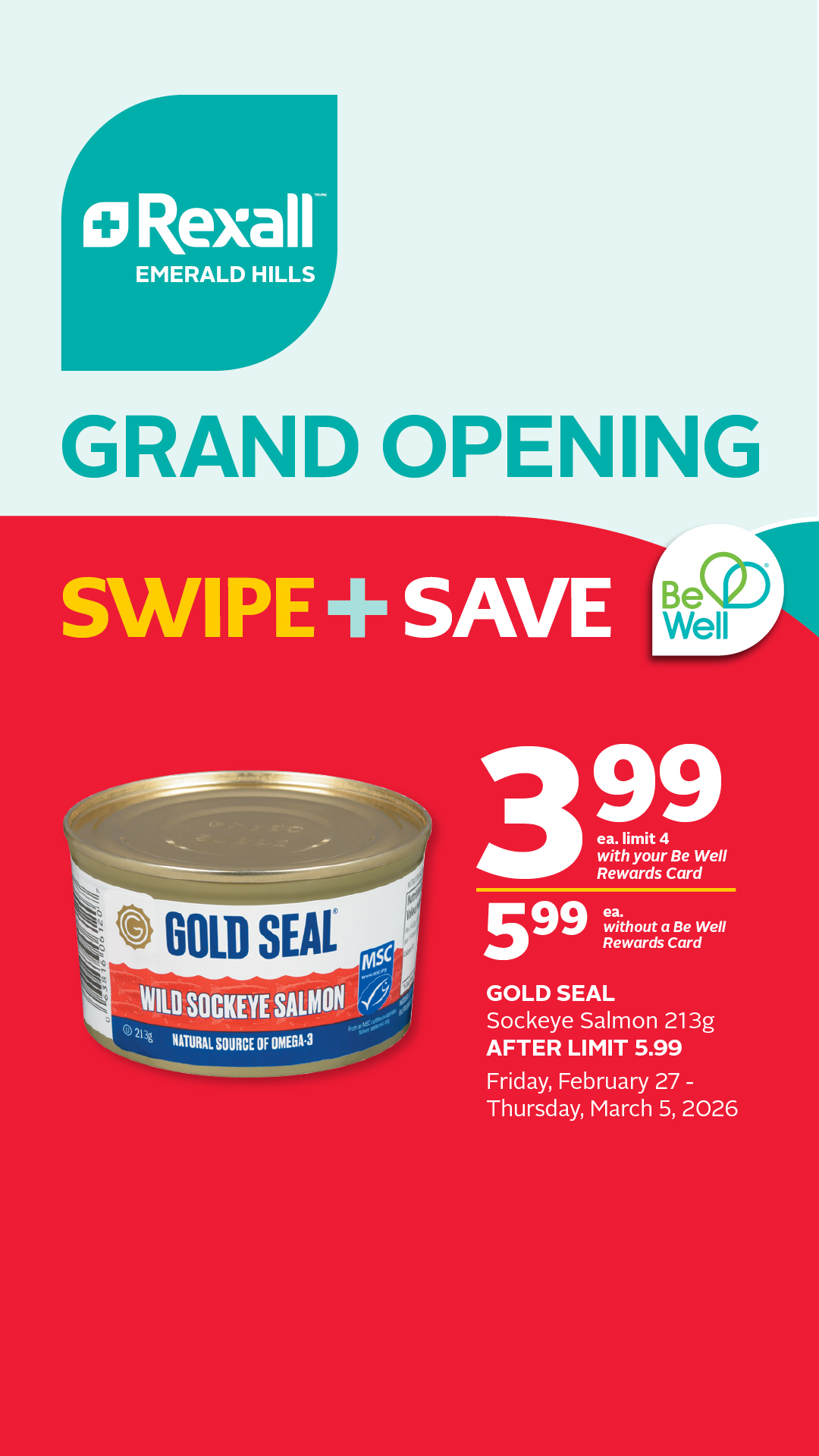 Rexall Drugstore Facebook ad