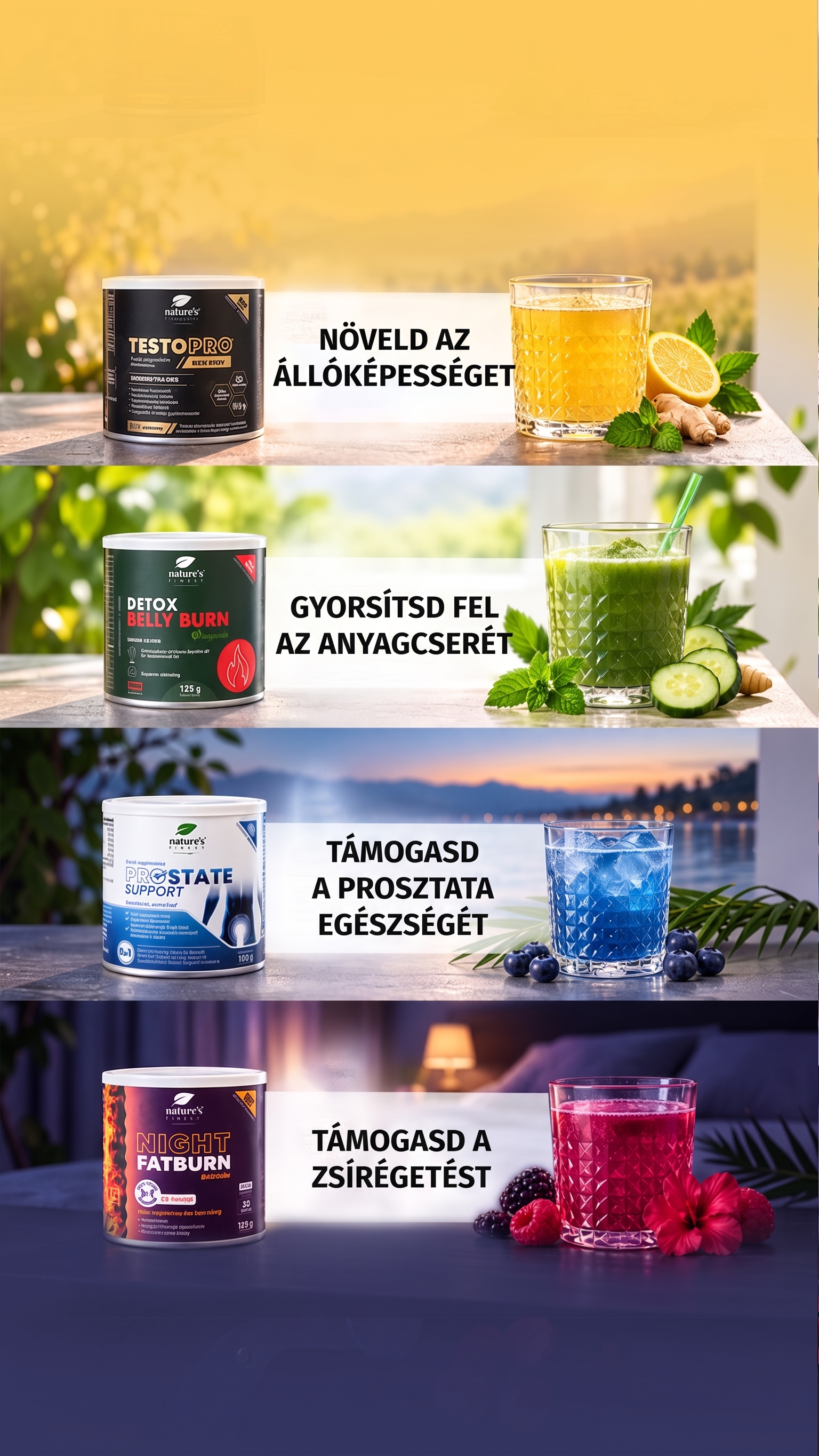 Nature's Finest Magyarország Facebook ad: Viszlát kilók!