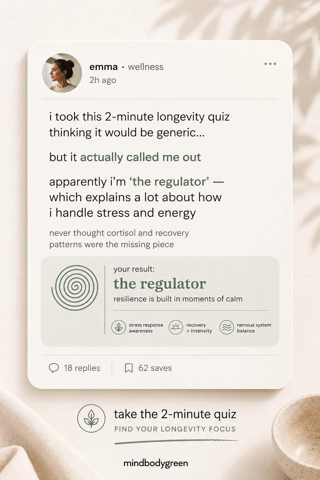 mindbodygreen Facebook ad