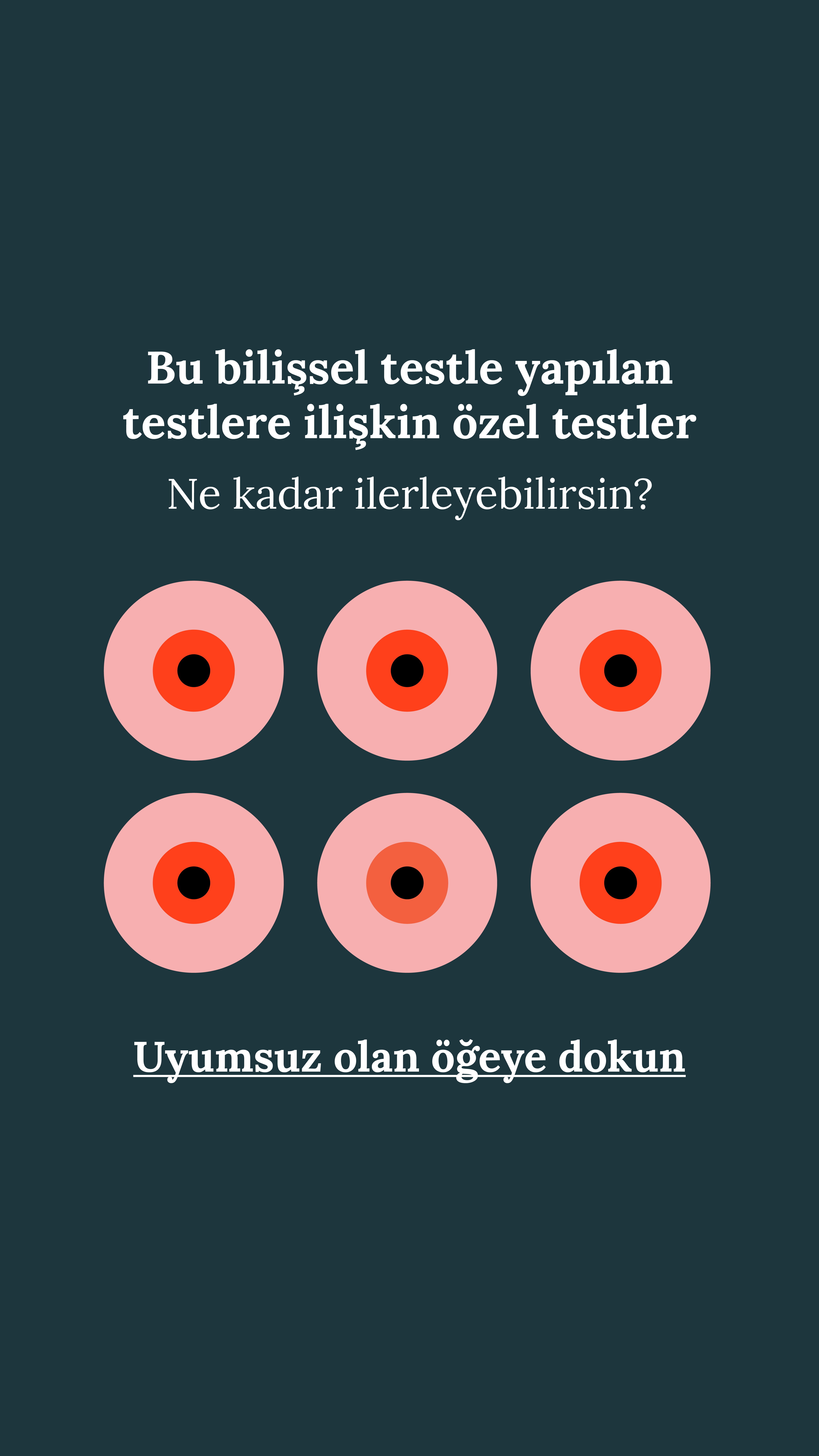 International Brain Test Facebook ad