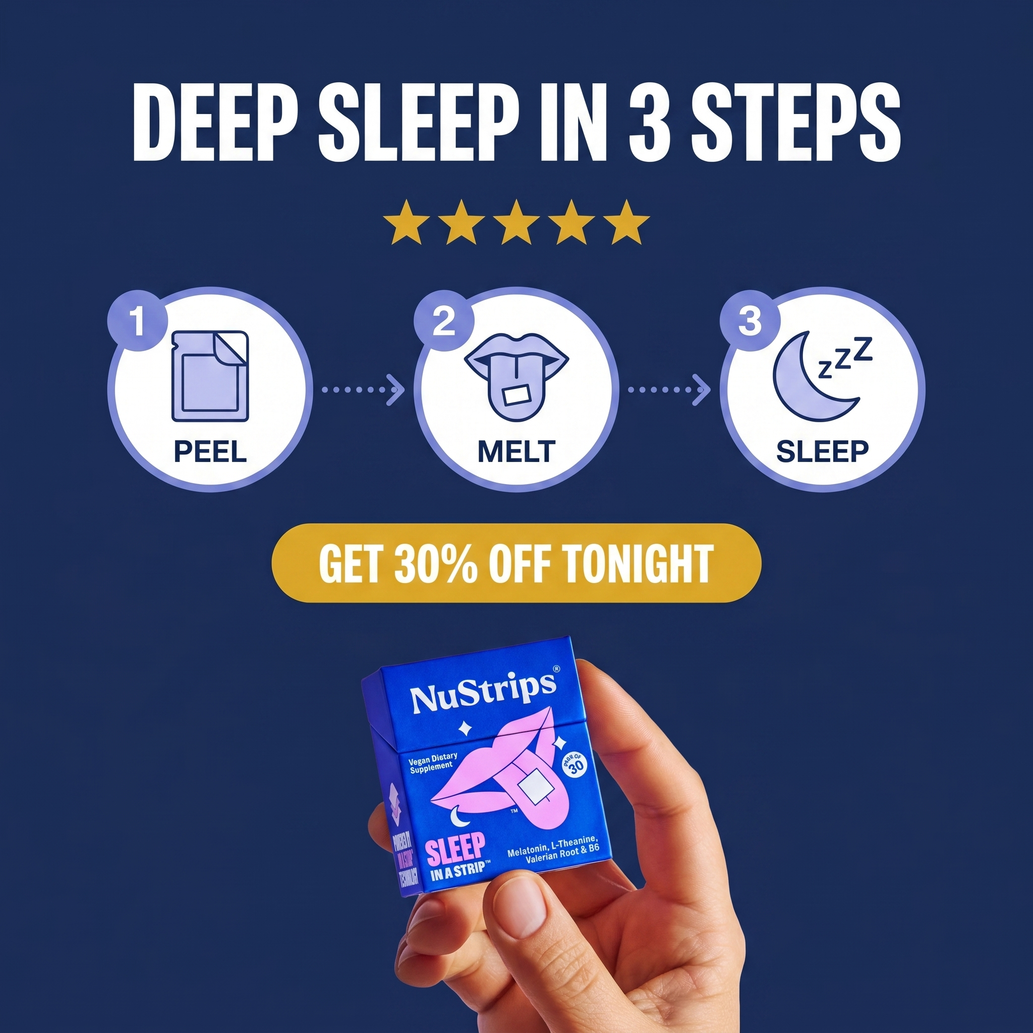 NuStrips Facebook ad